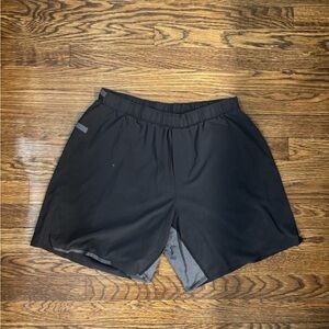 Black Lululemon Mens running shorts size S